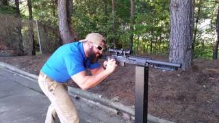 Shooting Suppressed Brügger amp Thomet SPR300 300BLK Sniper Rifle [upl. by Araem]