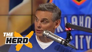 Cowherd I think theres zero chance Kevin Durant goes to the Warriors  THE HERD [upl. by Renwick593]