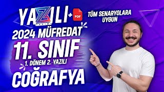 11SINIF COĞRAFYA 1DÖNEM 2YAZILI SINAVI [upl. by Aydni]