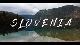 SLOVENIA 4K  LAKE BOHINJ  LAKE BLED  SOČA VALLEY [upl. by Finstad924]