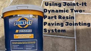 Resin paving Jointing system pointing a patio with ease [upl. by Flodnar349]