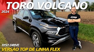 FIAT TORO VOLCANO FLEX 2024  Anda Muito Mais Que A Diesel [upl. by Ahel]