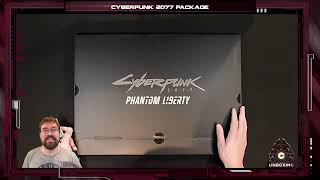 CohhCarnage Unboxes Cyberpunk 2077 Phantom Liberty Package From CDPR [upl. by Azelea447]