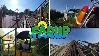 ALL Roller Coasters  Fårup Sommerland 4K Onride POV [upl. by Edialeda235]