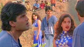 Shastra 1996 Film OnLocation  Suniel Shetty Anjali Jathar  Flashback Video [upl. by Guadalupe]