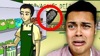 REACTING TO TRUE STORY SCARY ANIMATIONS DO NOT WATCH BEFORE BED [upl. by Ahsin602]