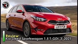 Kia Ceed Sportswagon 1 5 T GDI 3 2021 UK review [upl. by Fagin]