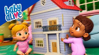 Baby Alive Official 🏡 Babies Play With Dolls House Playset 👗 Kids Videos 💕 [upl. by Leirrad]