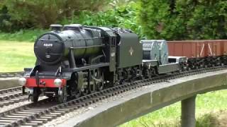 Gauge 1 heavy freight at Staplehurst on 12th April 2017 [upl. by Lenzi]