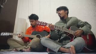 Bondho Janala। guitar cover। Shuvo amp Hriddho [upl. by Pownall]