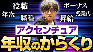 ＜高年収？＞職種年齢役職別の給与体系を元社員が徹底解説【アクセンチュア転職対策3】 [upl. by Daveda776]