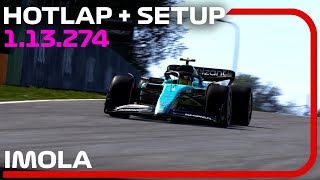 F1 23 IMOLA Hotlap  Setup 113274 89 th Worldwide Ranking 💪 [upl. by Nnalyrehc657]