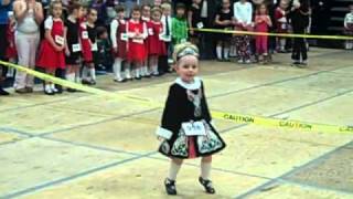 1st feis with her irish dance dress age 3 [upl. by Katya]