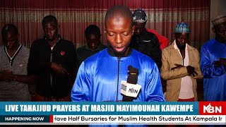 TAHAJJUD PRAYERS AT MASJID MAYIMOUNAH KAWEMPE [upl. by Euqinu]