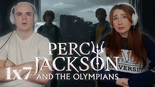 Percy Jackson and the Olympians 1x7 REACTION  We Find Out the Truth Sort Of First Time Watching [upl. by Morril]