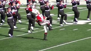 OSU Drum Major John LaVange  Ramp Entrance vs Maryland  1072017 [upl. by Eemiaj]