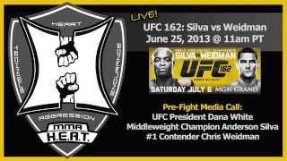 UFC 162 Silva vs Weidman PreFight Conference Call LIVE 11am PT  complete  unedited [upl. by Hayden]