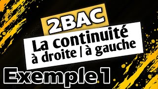 2bac maths  Continuité à gauche et à droite en un point  Exercice 1 [upl. by Nnylyt417]