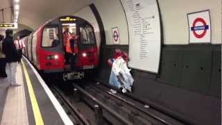 Underground Advertisement Rescue in Archway Station [upl. by Ahsiened441]