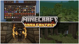 Addon Dark Fantasy V2 Mới Nhất Có Nhiều Boss Biome Công Trình Hỗ Trợ Minecraft 12130  ZinMC [upl. by Nnybor444]