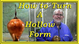 Woodturning a Hollow Form By Deans Woodworking woodturning woodturningforbeginners hollowform [upl. by Anilos]