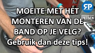 MOEITE MET HET MONTEREN VAN DE BAND OP JE VELG Gebruik dan deze tips [upl. by Meneau189]