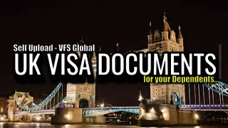 How to upload UK Visa documents for your Dependents [upl. by Assinna]