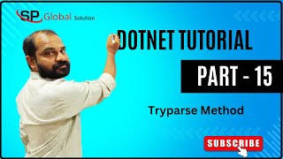 DOTNET Tutorial Part  15  Tryparse Methods in C  Free Dot Net Classes Online [upl. by Agnot]