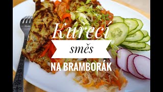 Kuřecí směs na bramborákrecept [upl. by Yelloh]