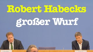 Wirtschaftsminister Habeck zur quotEröffnungsbilanz Klimaschutzquot  BPK 11 Januar 2022 [upl. by Milli]