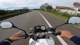 TESTE RIDE YAMAHA YS FAZER 250 2014 [upl. by Murton279]