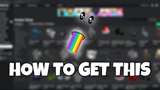 How to get RAINBOW BARF FACE in 2022 ROBLOX NEW VERSION [upl. by Aenitsirhc515]