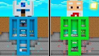 BIKIN BASE RAHASIA BAWAH TANAH SESUAI KARAKTER FROST DIAMOND VS BAPAK GILE DI MINECRAFT [upl. by Anadal570]