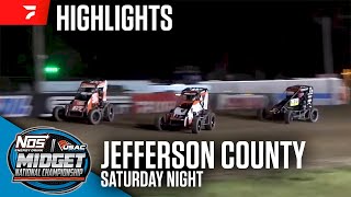 USAC MidAmerica Midget Week Finale at Jefferson County Speedway 71324  Highlights [upl. by Fabiano976]