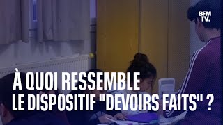 À quoi ressemble le dispositif quotDevoirs faitsquot rendu obligatoire au collège [upl. by Gile]