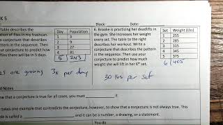 Module 3 Topic 1 Conjectures and Counterexamples [upl. by Cioffred923]