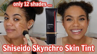 Shiseido Synchro Skin SelfRefreshing Tint Review Wear Test  Flash Photos [upl. by Akerdna498]