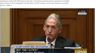 Rep Trey Gowdy SC RIPS FBI  9122016 Oversight Hearing re Hillary Emails [upl. by Quinn]