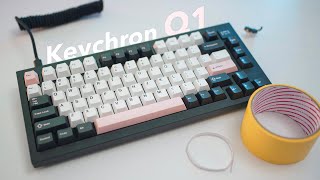 Small Tape Big Difference  Keychron Q1 Mods Gateron Phantom Reds GMK Olivia [upl. by Nyrual]