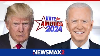 Trump vs Biden CNN Presidential Debate Simulcast Preview and PostDebate Analysis  NEWSMAX2 [upl. by Arelus]