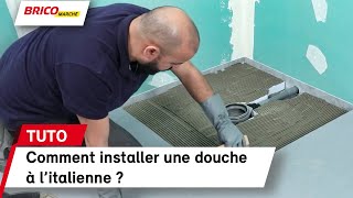 Comment installer une douche à litalienne   Bricomarché [upl. by Boleslaw]