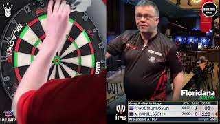 Floridana 2 round  All the high finishes darts iceland [upl. by Snyder]