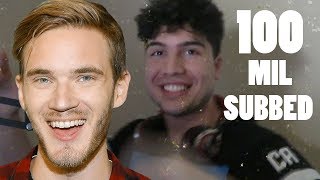 I Was PewDiePies 100 Millionth Subscriber [upl. by Aneehs866]