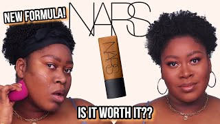 NARS SOFT MATTE COMPLETE FOUNDATION ON DARK SKIN  MARQUISES  First Impressions amp Review [upl. by Blackman]