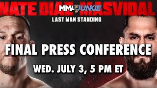 Diaz vs Masvidal 2 Final PreFight Press Conference Live Stream [upl. by Enelam]