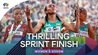 Womens 5000m Final  World Athletics Championships Oregon 2022 [upl. by Eniamreg]