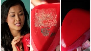 HOW TO REMOVE STICKY STICKER RESIDUE OFF YOUR CHRISTIAN LOUBOUTINS [upl. by Aciret]