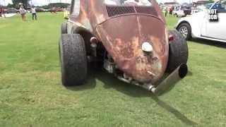 1957 VW Beetle  Bug Rat Rod 2014 Bugn in July [upl. by Ester208]