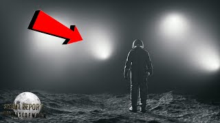 WHOA HUGE Vector Shaped UFO Craft Formation Over The Moon 2021 [upl. by Os]