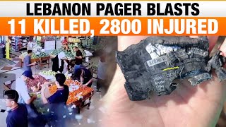 Lebanon Pager Blast LIVE 11 Killed 2800 Injured  News9 [upl. by Vigor]